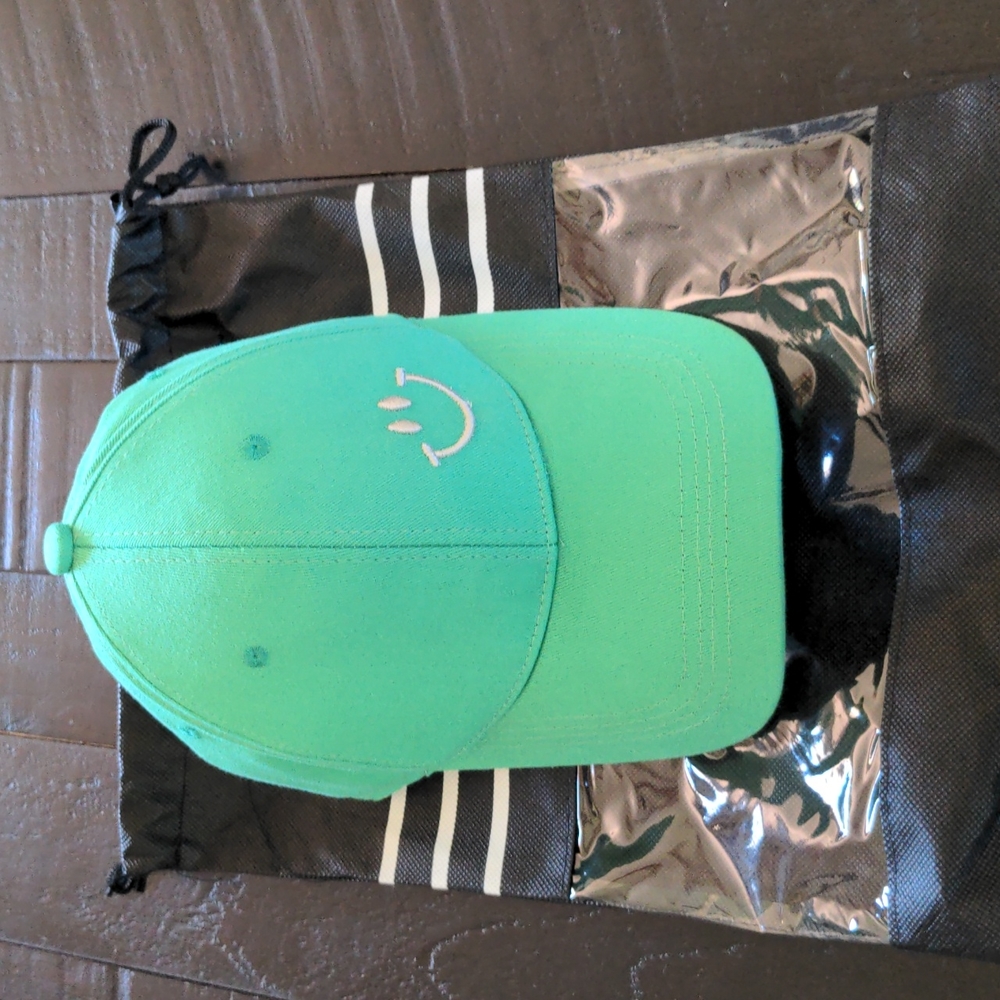 New Green Smiley Baseball Cap